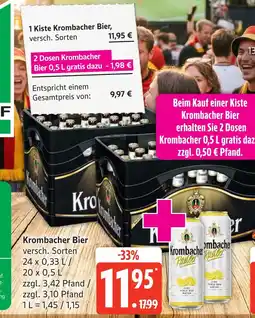 Marktkauf Krombacher bier Angebot