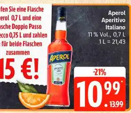 Marktkauf Aperol aperitivo italiano Angebot