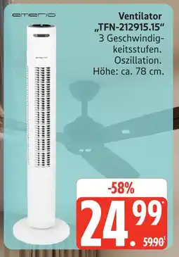 Marktkauf Emerio ventilator „tfn-212915.15“ Angebot
