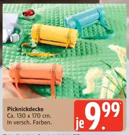 Marktkauf Picknickdecke Angebot