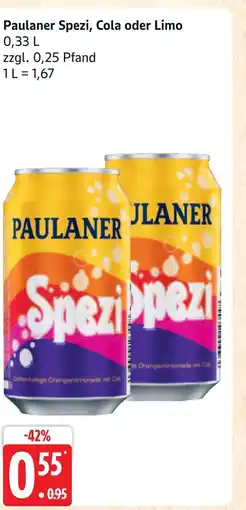 Marktkauf Paulaner spezi Angebot
