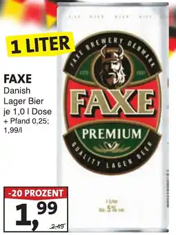 Lösch Depot FAXE Danish Lager Bier Angebot