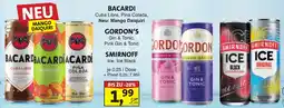 Lösch Depot BACARDI, GORDON'S oder SMIRNOFF Angebot