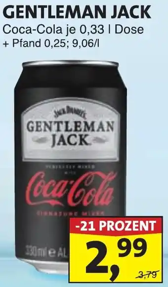 Lösch Depot GENTLEMAN JACK Coca-Cola Angebot