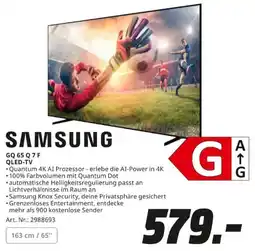 MediaMarkt SAMSUNG GQ 65 Q 7 F QLED-TV Angebot