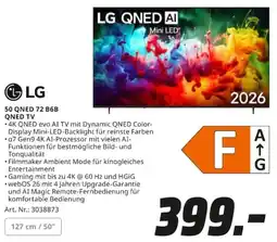 MediaMarkt LG 50 QNED 72 B6B QNED TV Angebot