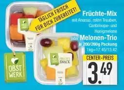 E-Center Früchte-Mix oder Melonen-Trio Angebot