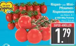 E-Center Rispen- oder Mini- Pflaumen- Rispentomaten Angebot