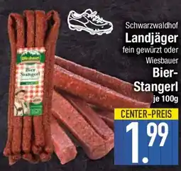 E-Center Schwarzwaldhof Landjäger Bier- Stangerl Angebot