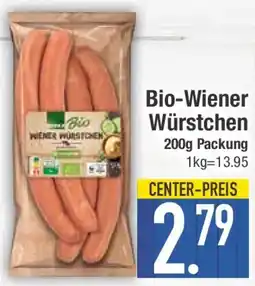 E-Center Bio-Wiener Würstchen Angebot