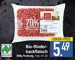E-Center Bio-Rinderhackfleisch Angebot