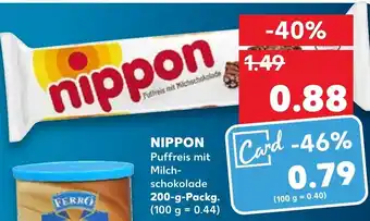 Kaufland Nippon Puffreis Mit Milch- Schokolade 200-g-Packg. Angebot