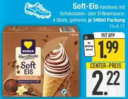 E-Center EDEKA Herzstücke Soft-Eis Angebot