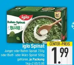 E-Center iglo Spinat Angebot