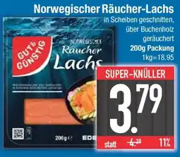 E-Center GUT&GUNSTIG Norwegischer Räucher-Lachs Angebot
