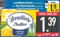 E-Center Landliebe Butter rahmig-frisch oder Die Streichzarte Angebot