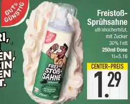 E-Center GUT& GÜNSTIG Freistoß- Sprühsahne Angebot