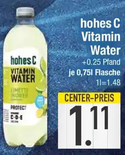 E-Center hohes C Vitamin Water Angebot