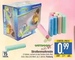 E-Center OUTDOOR active Straßenmalkreide Angebot