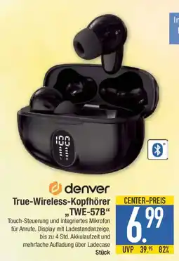 E-Center denver True-Wireless-Kopfhörer ,TWE-57B" Angebot
