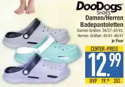 E-Center DooDogs SHOES Damen/Herren Badepantoletten Angebot