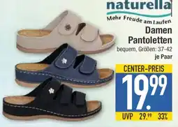 E-Center naturella Damen Pantoletten Angebot