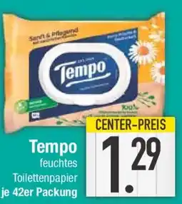 E-Center Tempo feuchtes Toilettenpapier Angebot