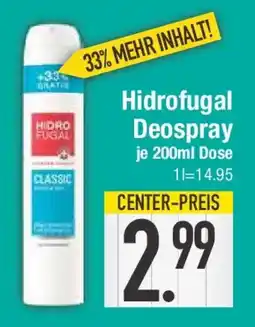 E-Center Hidrofugal Deospray Angebot