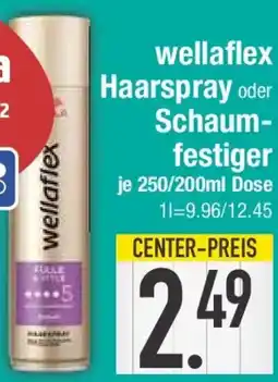 E-Center wellaflex Haarspray oder Schaumfestiger Angebot