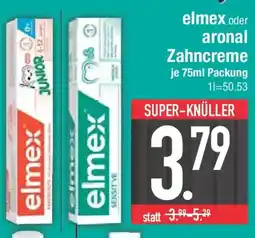 E-Center elmex oder aronal Zahncreme Angebot