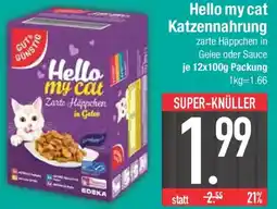 E-Center Hello my cat Katzennahrung Angebot