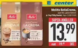 E-Center Melitta BellaCrema, Angebot