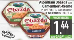E-Center Alpenhain Obazda oder Camembert-Creme Angebot