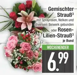 E-Center Gemischter Strauß oder Rosen- Lilien-Strauß Angebot