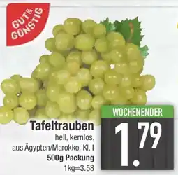 E-Center GUT& GÜNSTIG Tafeltrauben Angebot