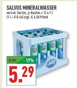 Marktkauf Salvus mineralwasser Angebot