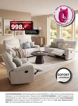 Kabs Polsterwelt 3-teilige garnitur modena Angebot