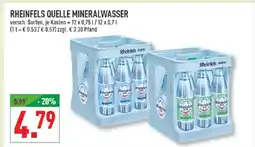 Marktkauf Rheinfels quelle mineralwasser Angebot