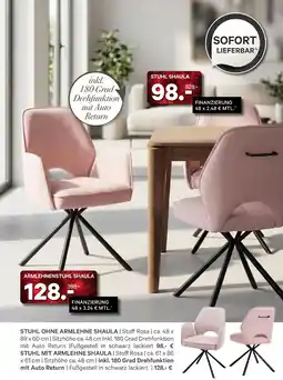Kabs Polsterwelt Stuhl ohne armlehne shaula Angebot