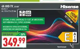 Marktkauf Hisense 4k-uhd-tv Angebot