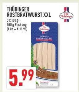 Marktkauf Die thüringer thüringer rostbratwurst xxl Angebot