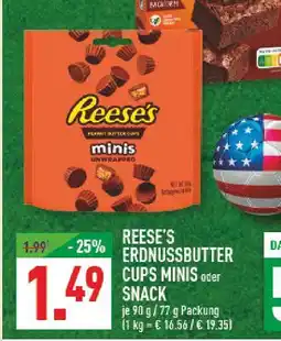 Marktkauf Reese's erdnussbutter cups minis Angebot