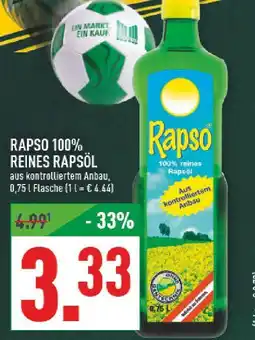 Marktkauf Rapso 100% reines rapsöl Angebot