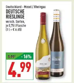 Marktkauf Deutsche rieslinge Angebot