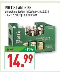 Marktkauf Pott's landbier Angebot