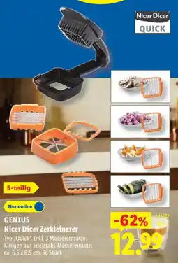 Lidl GENIUS Nicer Dicer Zerkleinerer Angebot