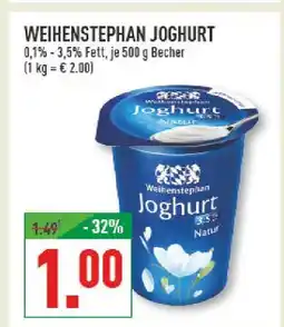 Marktkauf Weihenstephan joghurt Angebot