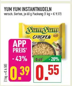 Marktkauf Yum yum instantnudeln Angebot