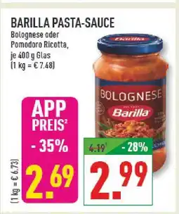 Marktkauf Barilla pasta-sauce Angebot