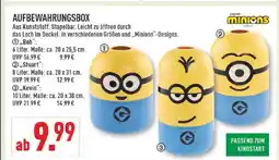 Marktkauf Minions aufbewahrungsbox bob Angebot